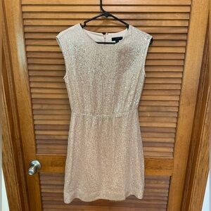 J. Crew Blush Sequin Dress Size 0